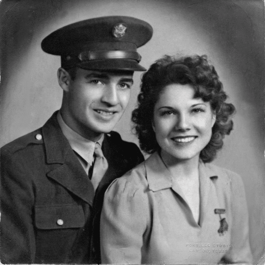 My grandparents, 6 months before they had my mother in 1944, before restoration